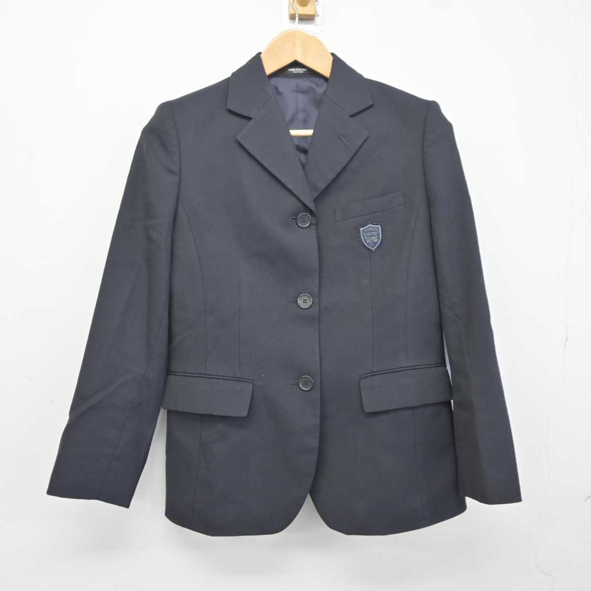 【中古】徳島県 城東高等学校 女子制服 4点 (ブレザー・シャツ・スカート) sf041566