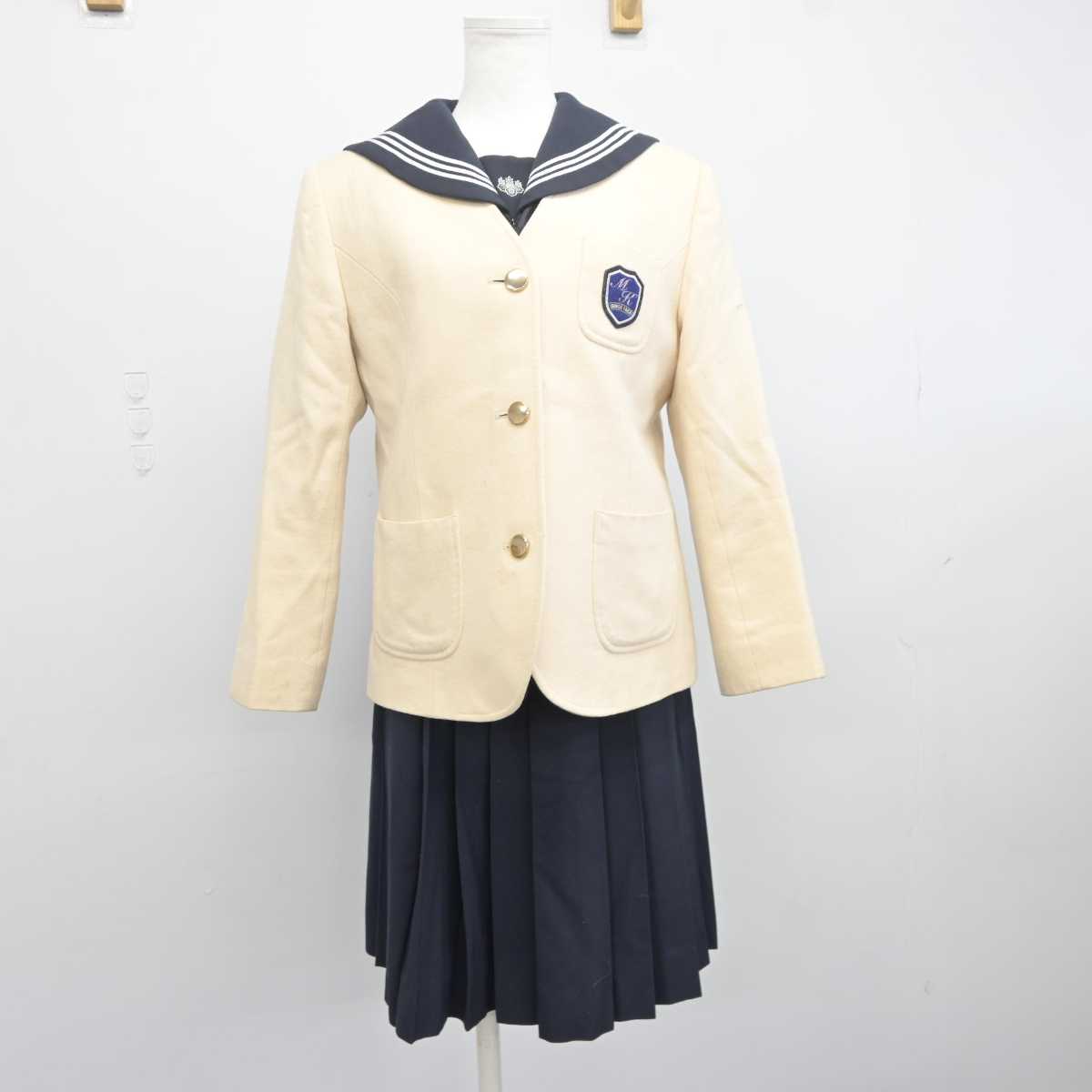 【中古】東京都 目白研心中学校高等学校 女子制服 4点 (ブレザー・セーラー服・スカート) sf041567