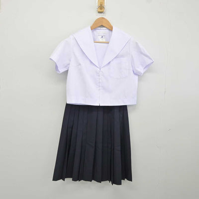 【中古】愛知県 味岡中学校 女子制服 3点 (セーラー服・スカート) sf041584