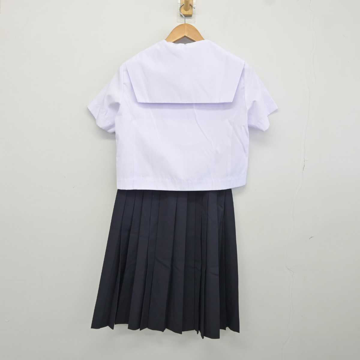 【中古】愛知県 味岡中学校 女子制服 3点 (セーラー服・スカート) sf041584