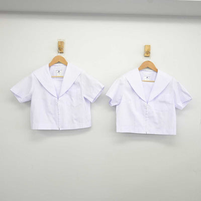 【中古】愛知県 味岡中学校 女子制服 3点 (セーラー服・スカート) sf041584