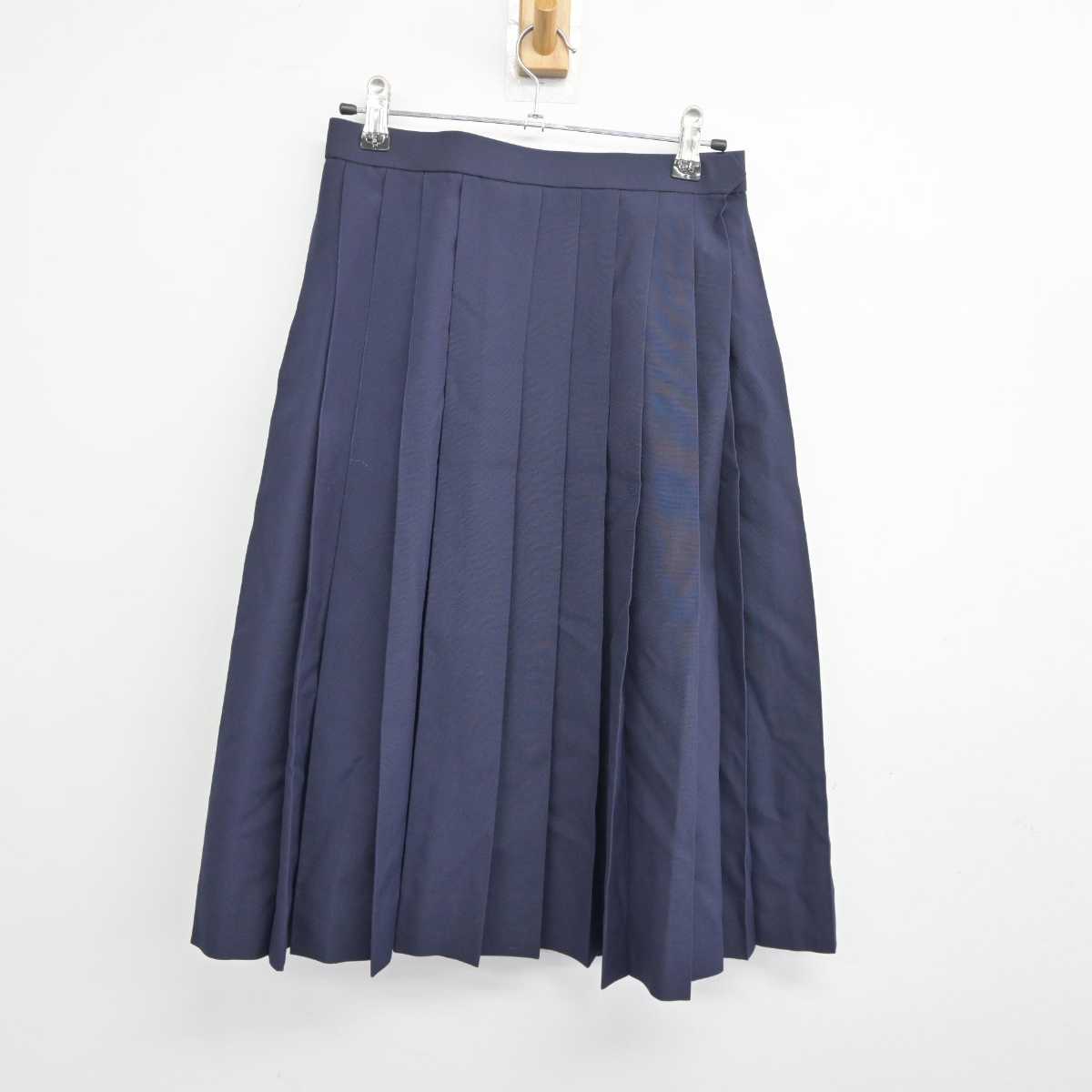 【中古】静岡県 可美中学校 女子制服 3点 (セーラー服・スカート) sf041592