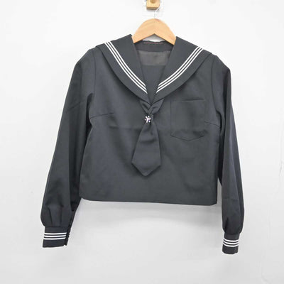 【中古】静岡県 長泉中学校 女子制服 3点 (セーラー服・スカート) sf041608