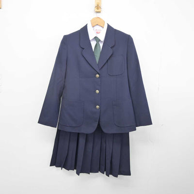 【中古】青森県 青森市立南中学校 女子制服 5点 (ブレザー・シャツ・スカート) sf041610