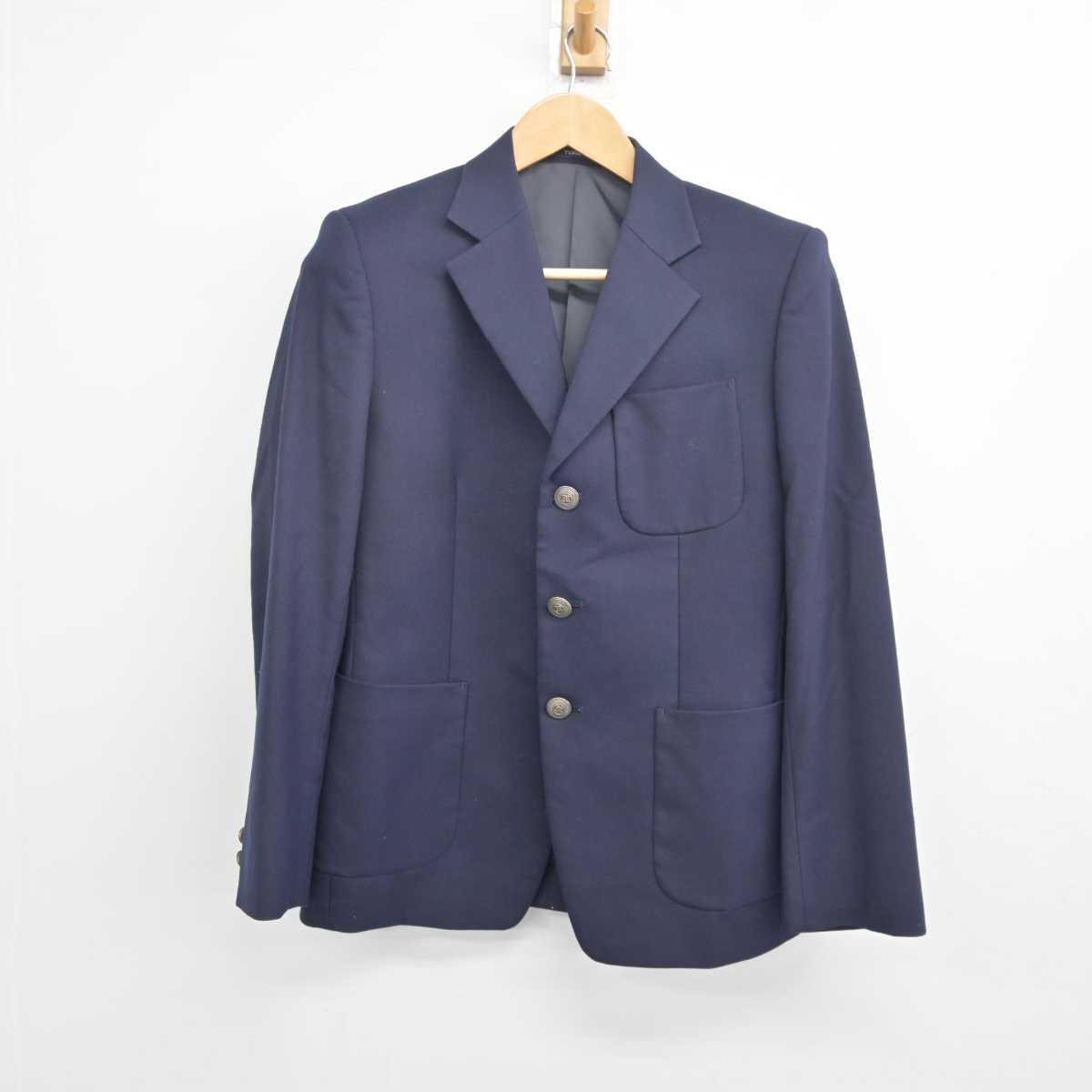 中古】青森県 青森市立南中学校 男子制服 4点 (ブレザー・シャツ・ズボン) sf041611 | 中古制服通販パレイド