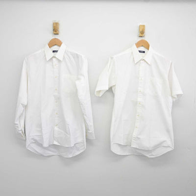 【中古】青森県 青森県立中央高等学校 男子制服 2点 (シャツ・シャツ) sf041620