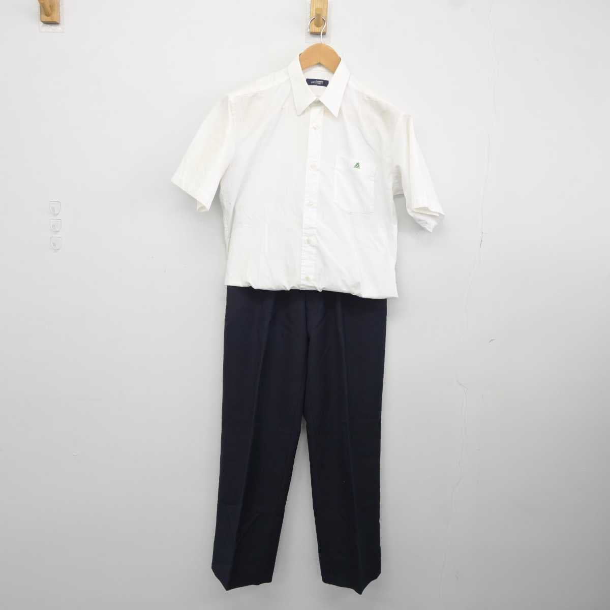 【中古】兵庫県  加古川南高等学校 男子制服 4点 (ブレザー・シャツ・シャツ・ズボン) sf041629