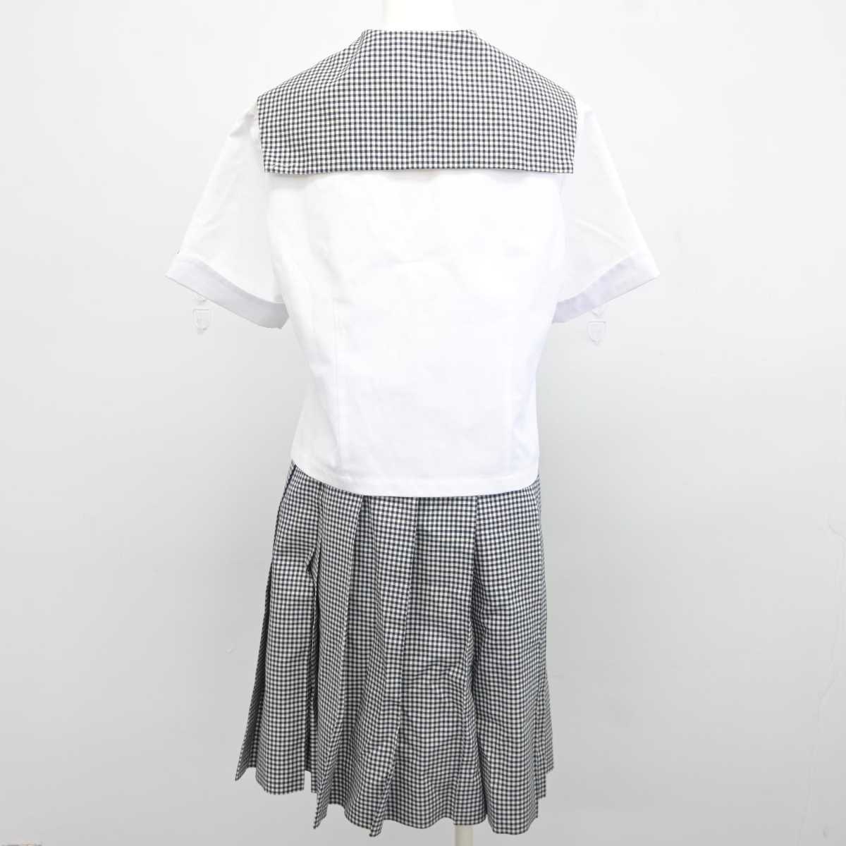 【中古】埼玉県 武蔵越生高等学校 女子制服 3点 (セーラー服・スカート) sf041639