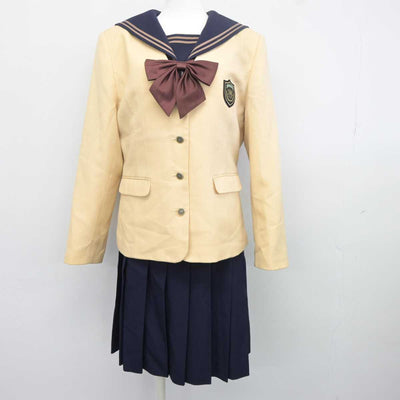 【中古】埼玉県 武蔵越生高等学校 女子制服 4点 (ブレザー・セーラー服・スカート) sf041640