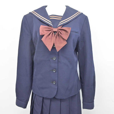 【中古】埼玉県 武蔵越生高等学校 女子制服 4点 (ブレザー・セーラー服・スカート) sf041640