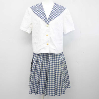 【中古】宮城県 聖和学園高等学校 女子制服 2点 (セーラー服・スカート) sf041645