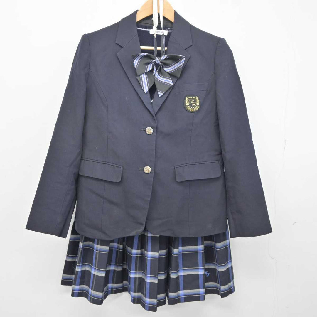 【中古】栃木県 國學院大学栃木高等学校 女子制服 4点 (ブレザー・ニット・スカート) sf041647 | 中古制服通販パレイド