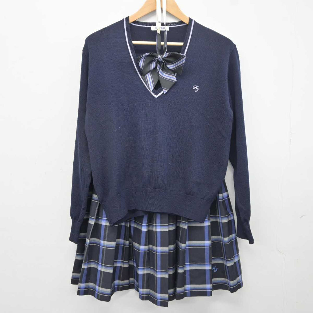 【中古】栃木県 國學院大学栃木高等学校 女子制服 4点 (ブレザー・ニット・スカート) sf041647 | 中古制服通販パレイド