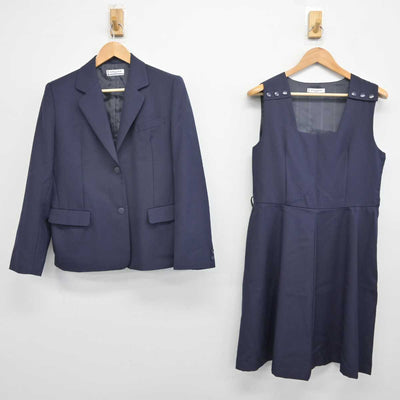 【中古】埼玉県 熊谷女子高等学校 女子制服 2点 (ブレザー・ジャンパースカート) sf041650