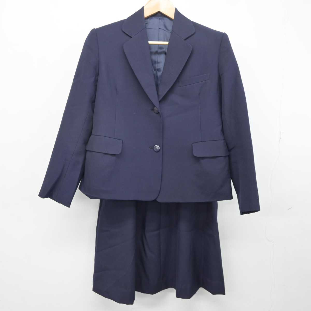 【中古】埼玉県 熊谷女子高等学校 女子制服 3点 (ブレザー・ジャンパースカート・スカート) sf041651