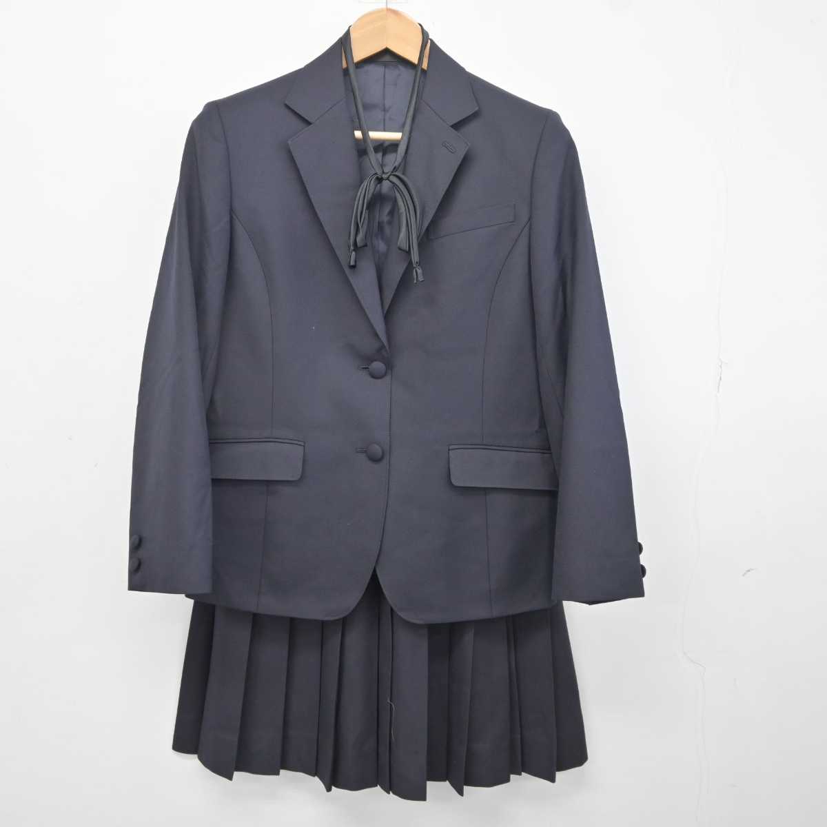 【中古】埼玉県 上尾高等学校 女子制服 3点 (ブレザー・ニット・スカート) sf041652