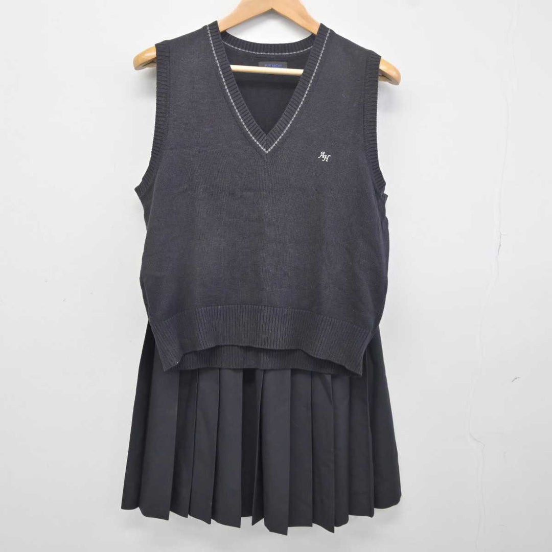 【中古】埼玉県 上尾高等学校 女子制服 2点 (ニットベスト・スカート) sf041653 | 中古制服通販パレイド