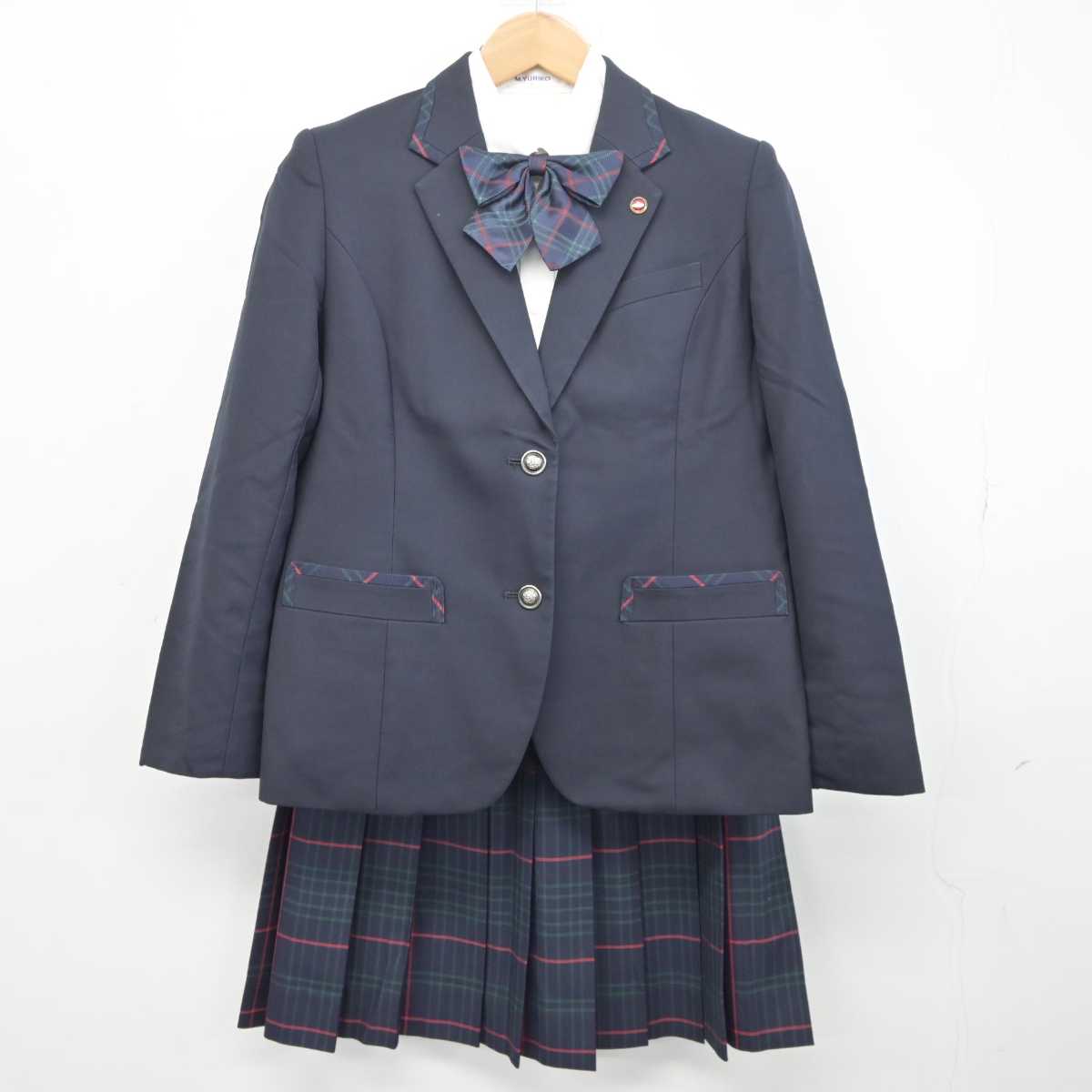 【中古】千葉県 千葉日本大学第一高等学校 女子制服 4点 (ブレザー・シャツ・スカート) sf041657