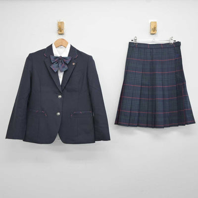 【中古】千葉県 千葉日本大学第一高等学校 女子制服 4点 (ブレザー・シャツ・スカート) sf041657