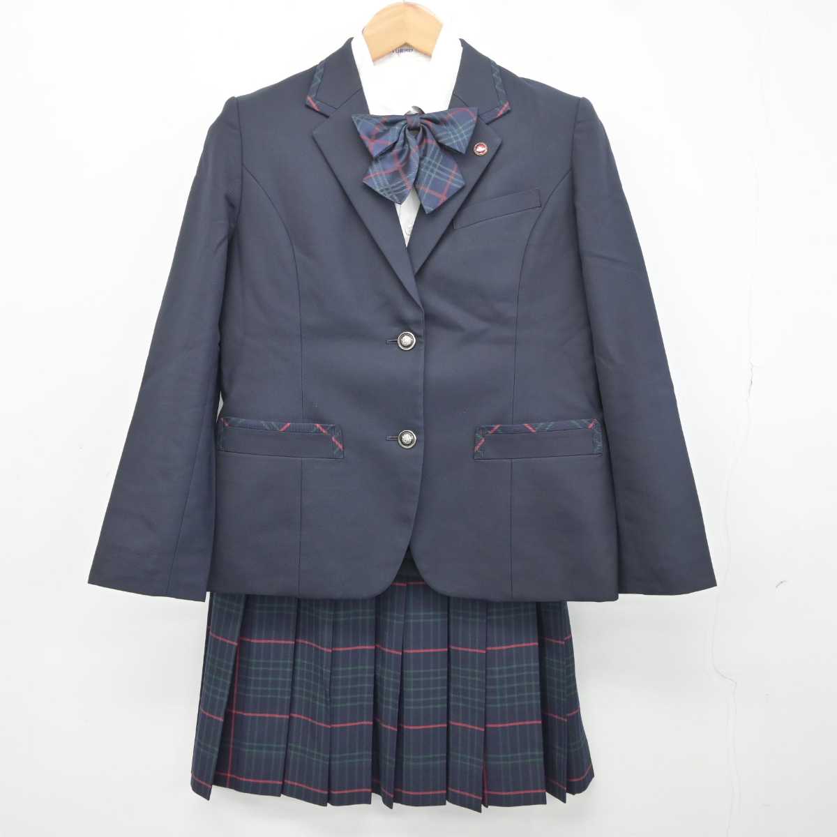 【中古】千葉県 千葉日本大学第一高等学校 女子制服 4点 (ブレザー・シャツ・スカート) sf041658