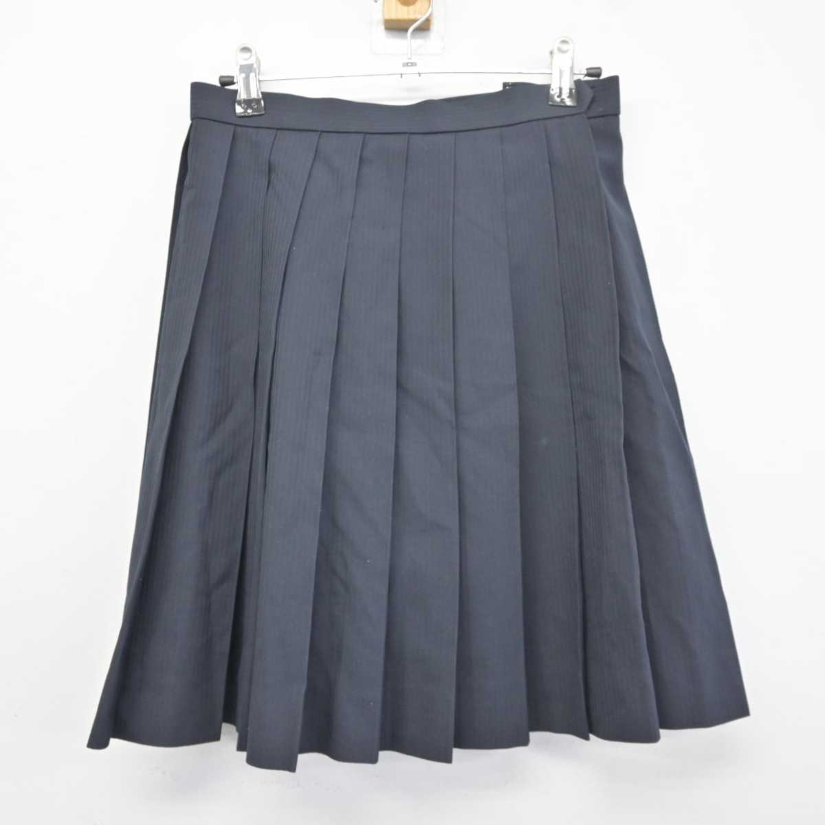 【中古】兵庫県 関西学院初等部 女子制服 2点 (ニット・スカート) sf041664