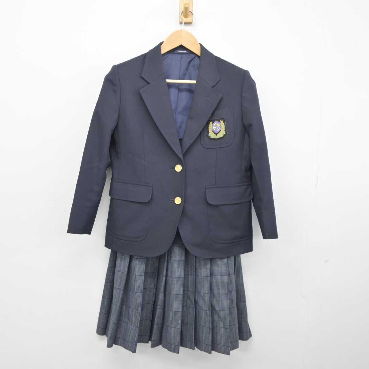 【中古】大阪府 我孫子南中学校 女子制服 2点 (ブレザー・スカート) sf041679