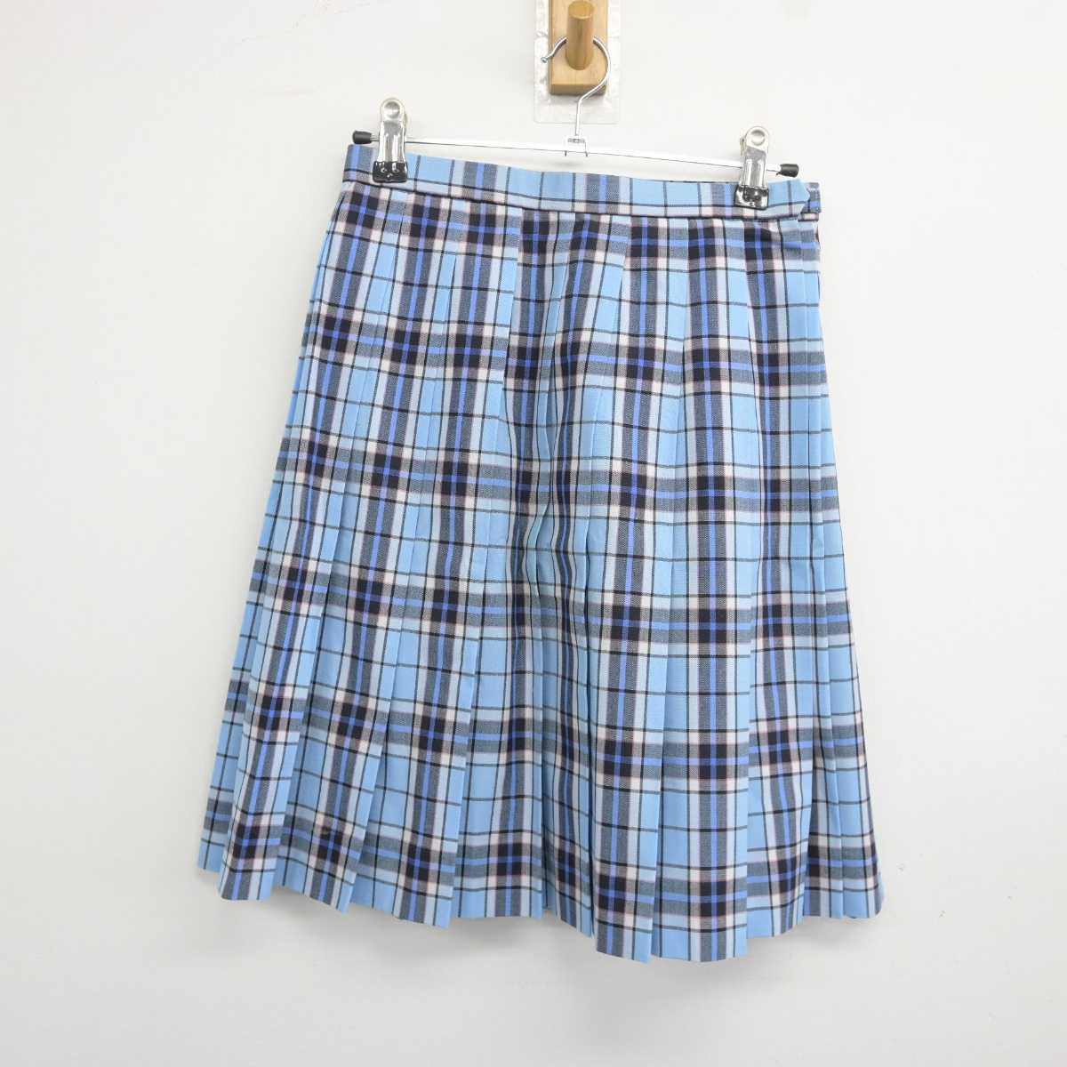 【中古】大阪府 クラーク記念国際高等学校 女子制服 3点 (シャツ・スカート) sf041681