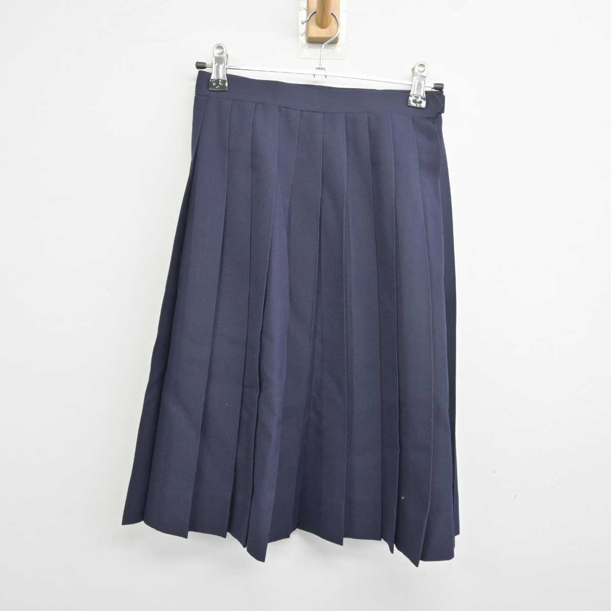 【中古】岡山県 柵原中学校 女子制服 3点 (セーラー服・スカート) sf041694