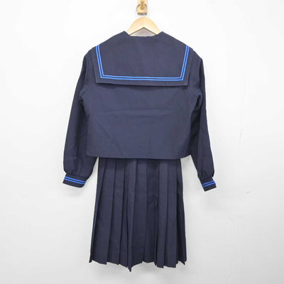 【中古】岡山県 柵原中学校 女子制服 3点 (セーラー服・ベスト・スカート) sf041696