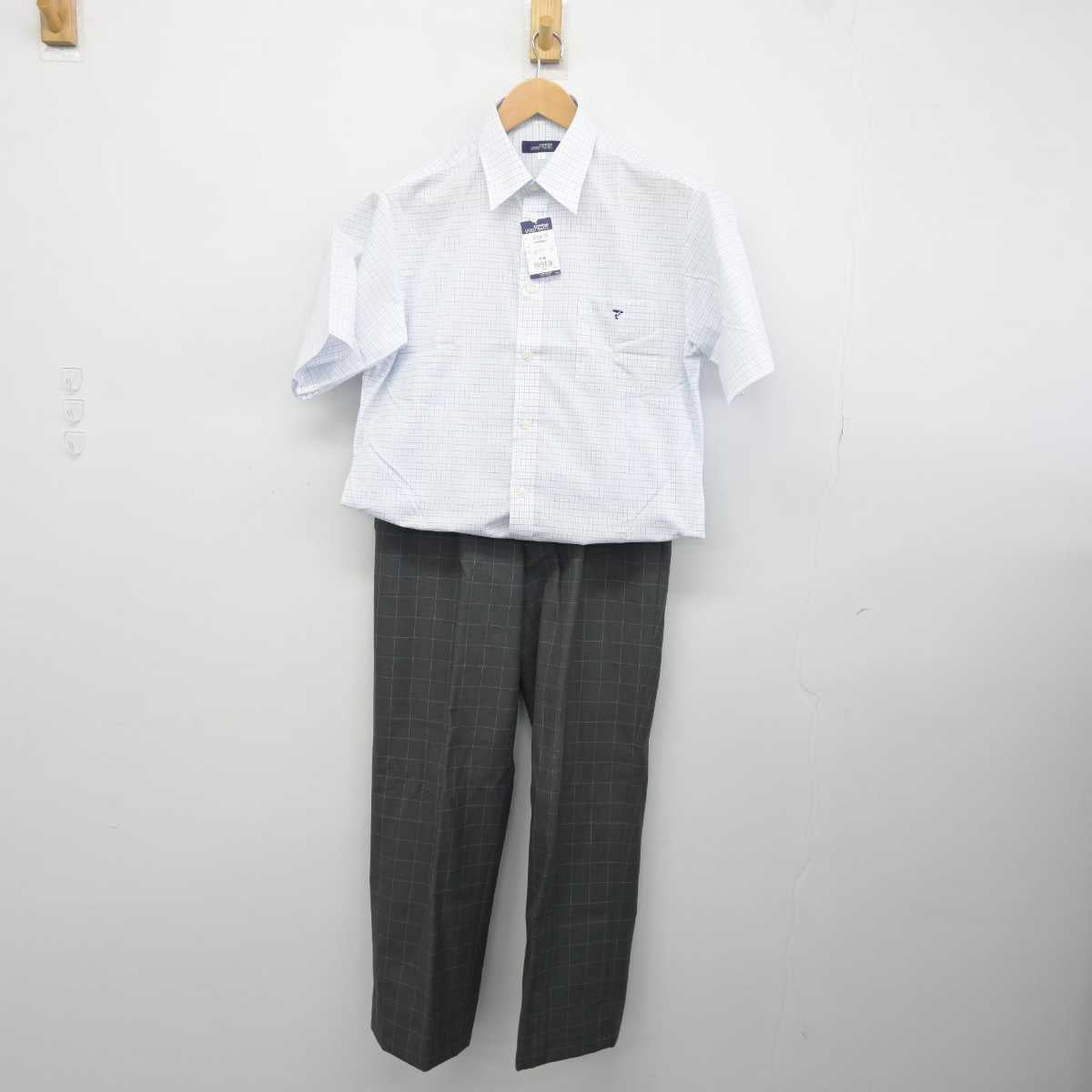 【中古】福島県 帝京安積高等学校 男子制服 2点 (シャツ・ズボン) sf041697