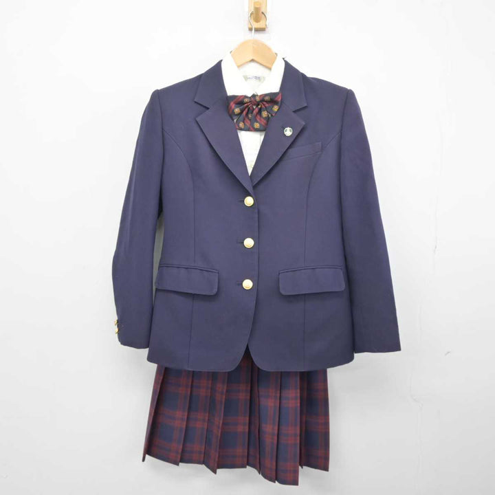 【中古】福島県 あさか開成高等学校 女子制服 8点 (ブレザー・ニット・シャツ・スカート) sf041700 | 中古制服通販パレイド