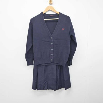 【中古】岡山県 岡山一宮高等学校 女子制服 5点 (ブレザー・ニット・スカート) sf041727