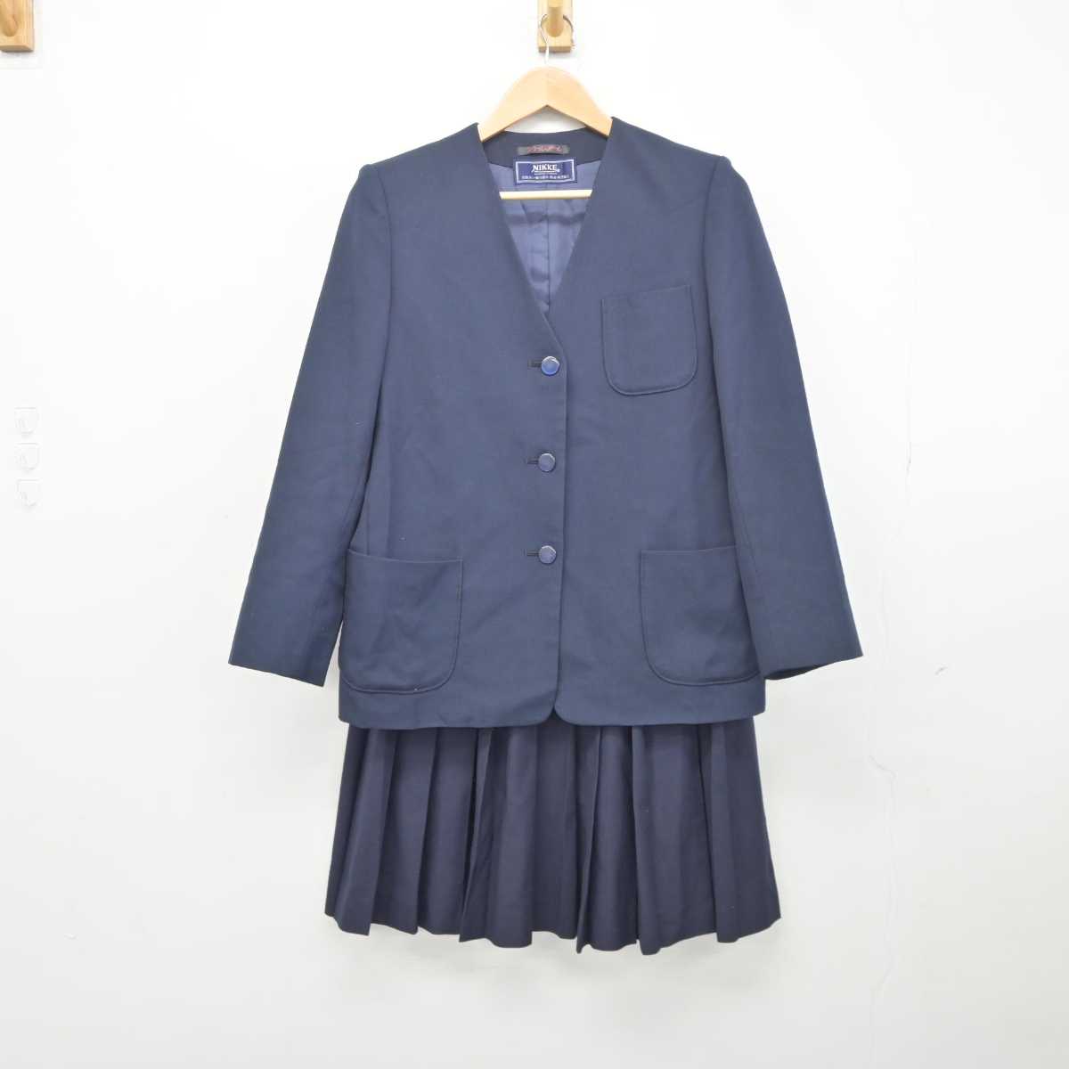 【中古】埼玉県 指扇中学校 女子制服 3点 (ブレザー・ベスト・スカート) sf041731