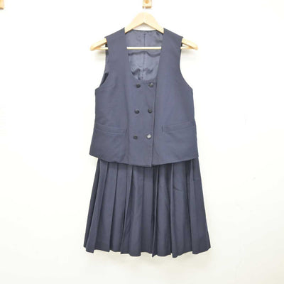 【中古】埼玉県 指扇中学校 女子制服 3点 (ブレザー・ベスト・スカート) sf041731