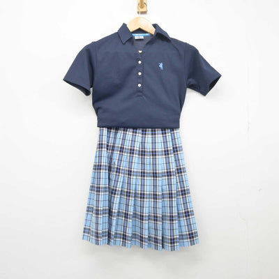 【中古】 クラーク記念国際高等学校 女子制服 3点 (シャツ・シャツ・スカート) sf041743