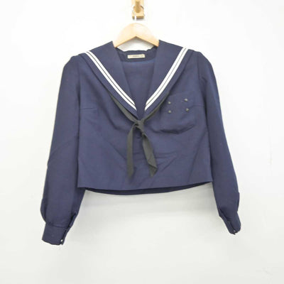 【中古】愛知県 高浜中学校 女子制服 3点 (セーラー服・スカート) sf041747