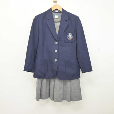 【中古】大阪府 大阪女学院高等学校 女子制服 2点 (ブレザー・ジャンパースカート) sf041749