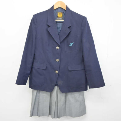 【中古】大阪府 平野中学校 女子制服 2点 (ブレザー・スカート) sf041763