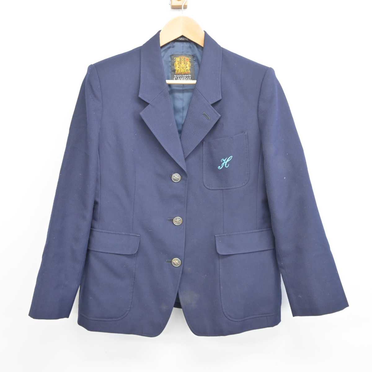 【中古】大阪府 平野中学校 女子制服 2点 (ブレザー・スカート) sf041763