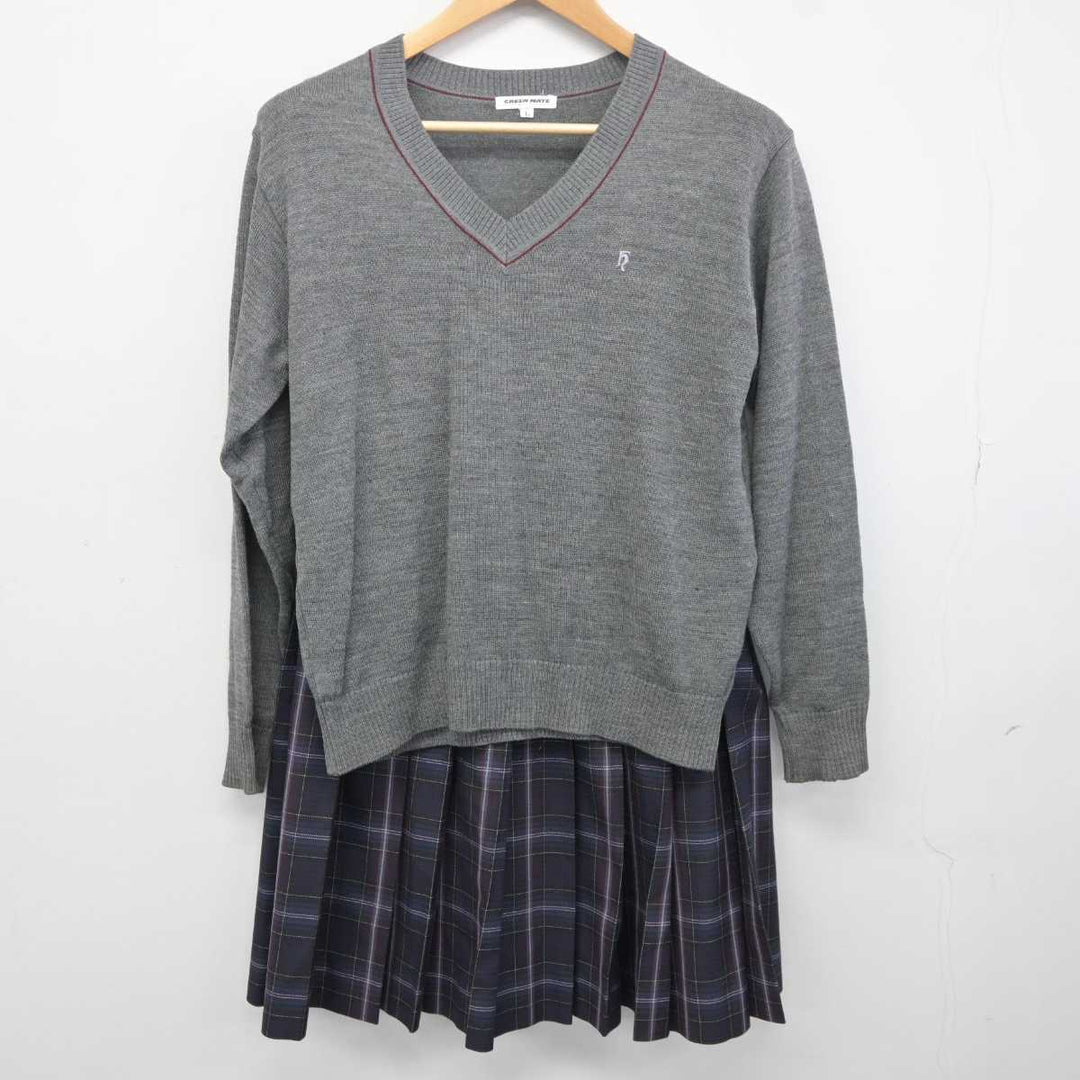 【中古】埼玉県 細田学園高等学校 女子制服 4点 (ブレザー・ニット・スカート) sf041767 | 中古制服通販パレイド