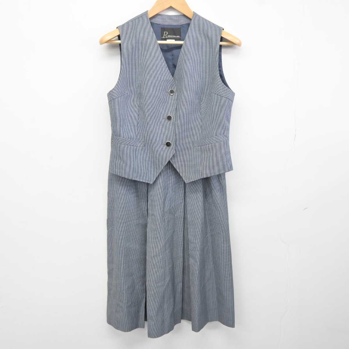 【中古】埼玉県 志木中学校 女子制服 4点 (ブレザー・ベスト・スカート) sf041769