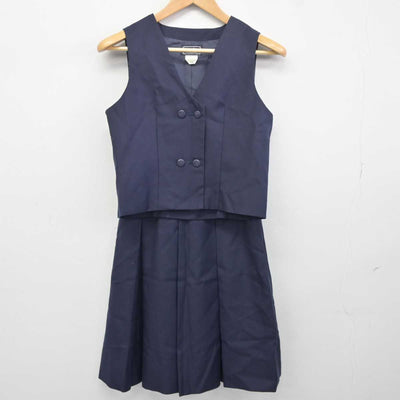 【中古】埼玉県 東松山市立東中学校 女子制服 4点 (ブレザー・ベスト・スカート) sf041776