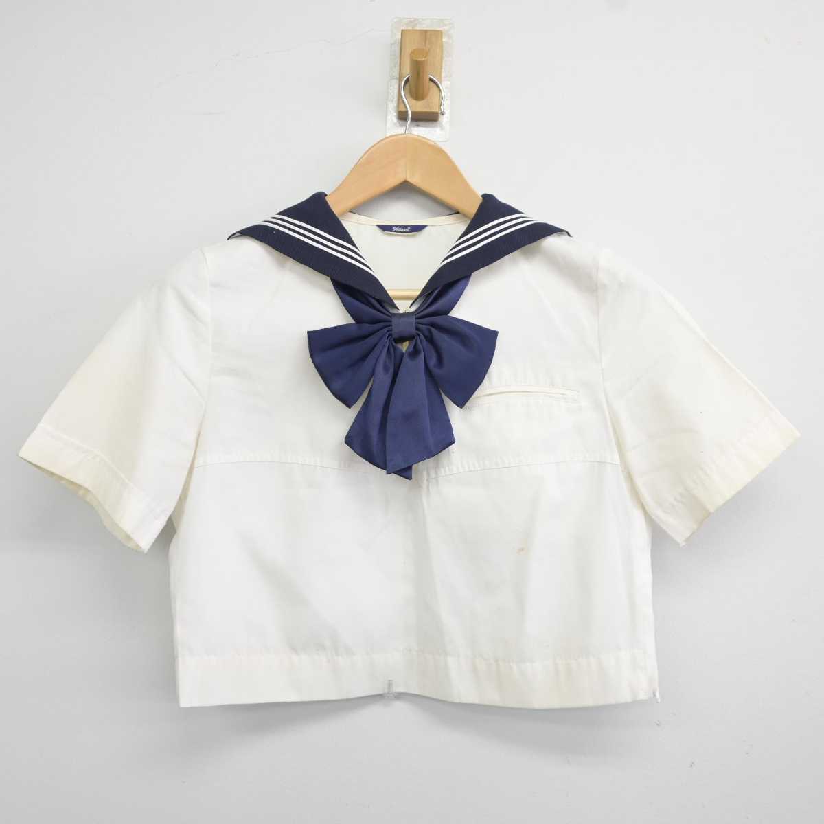 【中古】東京都 佼成学園女子中学高等学校 女子制服 3点 (セーラー服・スカート) sf041791