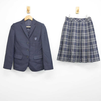 【中古】大阪府 大阪夕陽丘学園高等学校 女子制服 2点 (ブレザー・スカート) sf041807