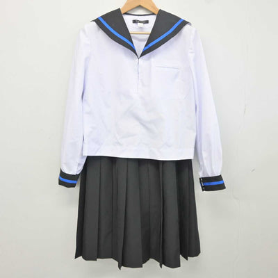 【中古】青森県 弘前市立第五中学校 女子制服 2点 (セーラー服・スカート) sf041810