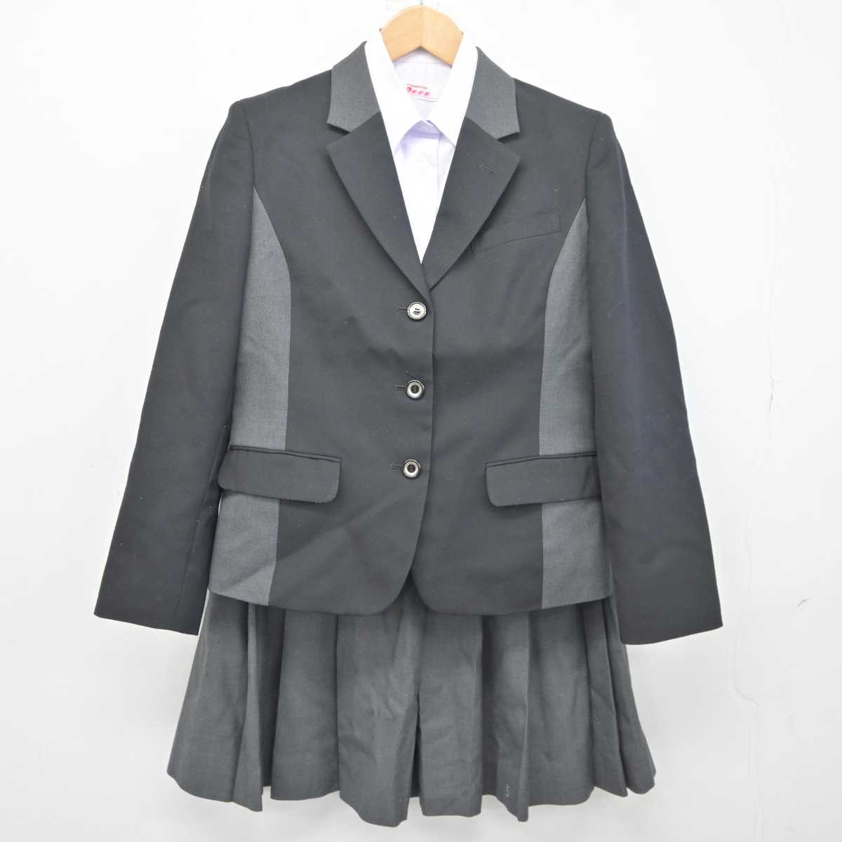 【中古】東京都 忍岡高等学校 女子制服 3点 (ブレザー・シャツ・スカート) sf041812