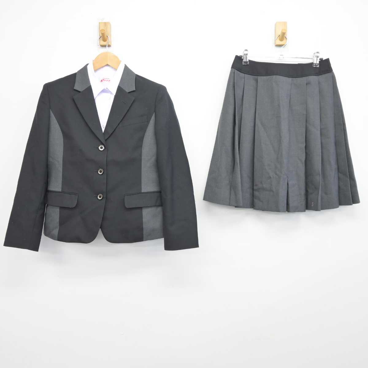 【中古】東京都 忍岡高等学校 女子制服 3点 (ブレザー・シャツ・スカート) sf041812