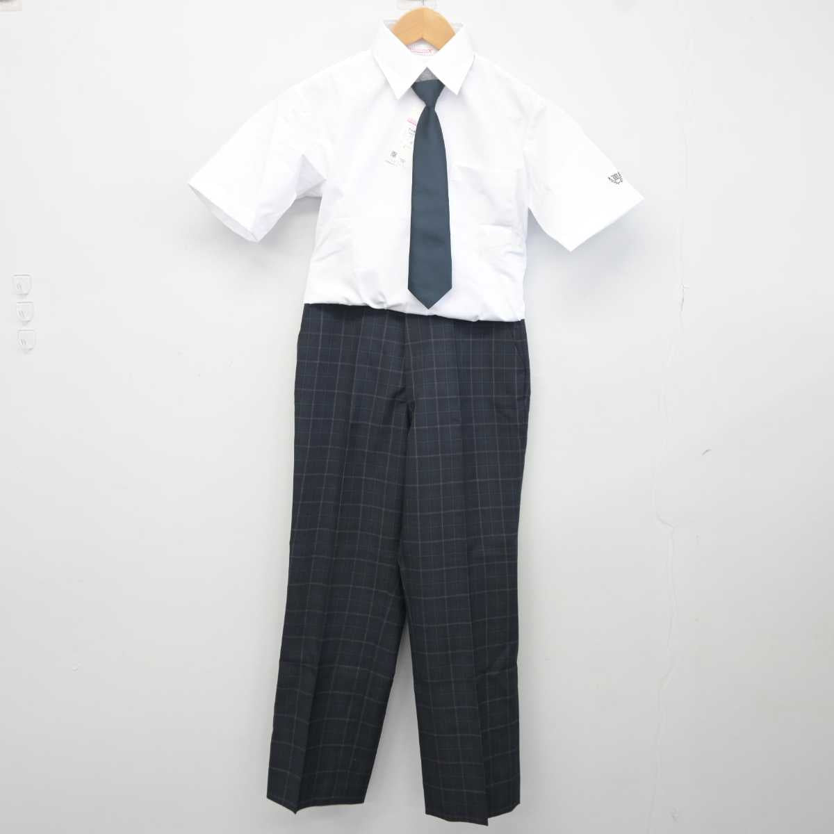 【中古】千葉県 若松高等学校 女子制服 3点 (シャツ・ズボン) sf041818