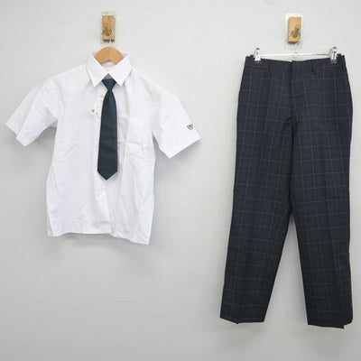 【中古】千葉県 若松高等学校 女子制服 3点 (シャツ・ズボン) sf041818