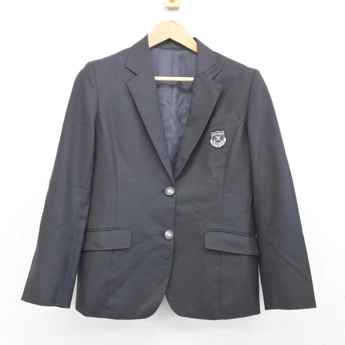 【中古】岡山県 倉敷高等学校 女子制服 4点 (ブレザー・シャツ・スカート) sf041849